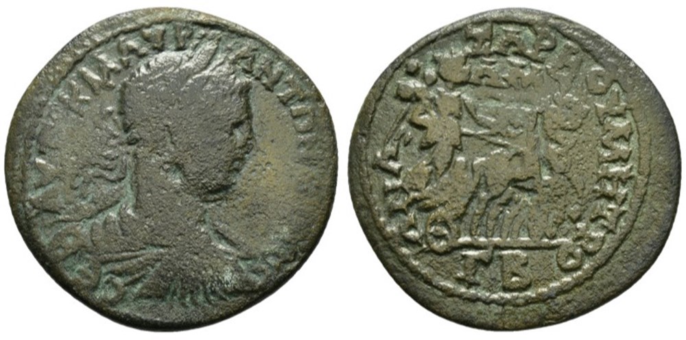 Cilicia. Anazarbos coins ancient to romans provincial cilicia anazarbos