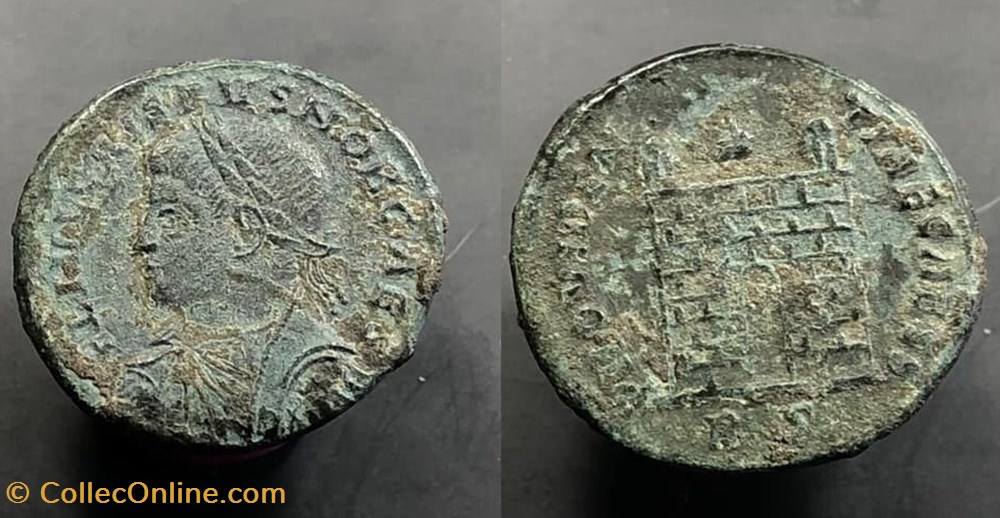 coins antique b to a roman republicain imperial crispus