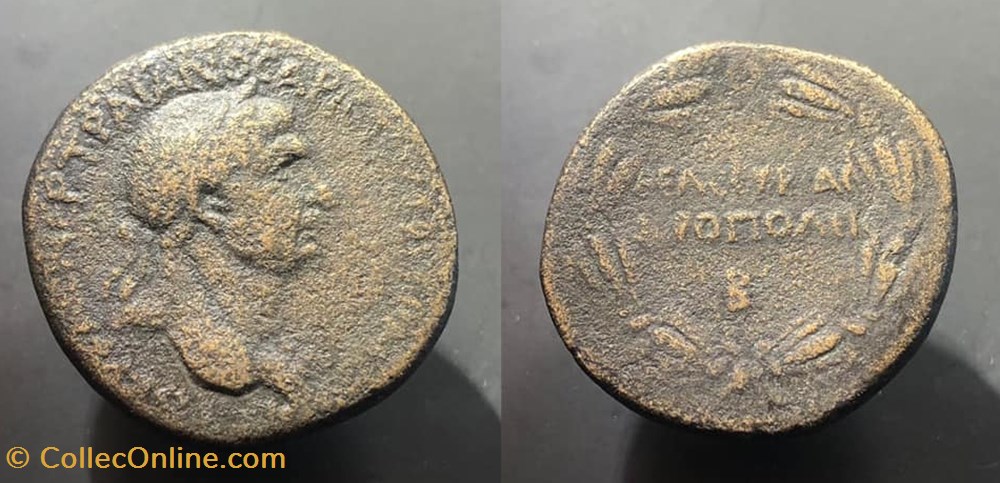 coins antique b to roman provincial syria cyrrhestica hieropolis trajan