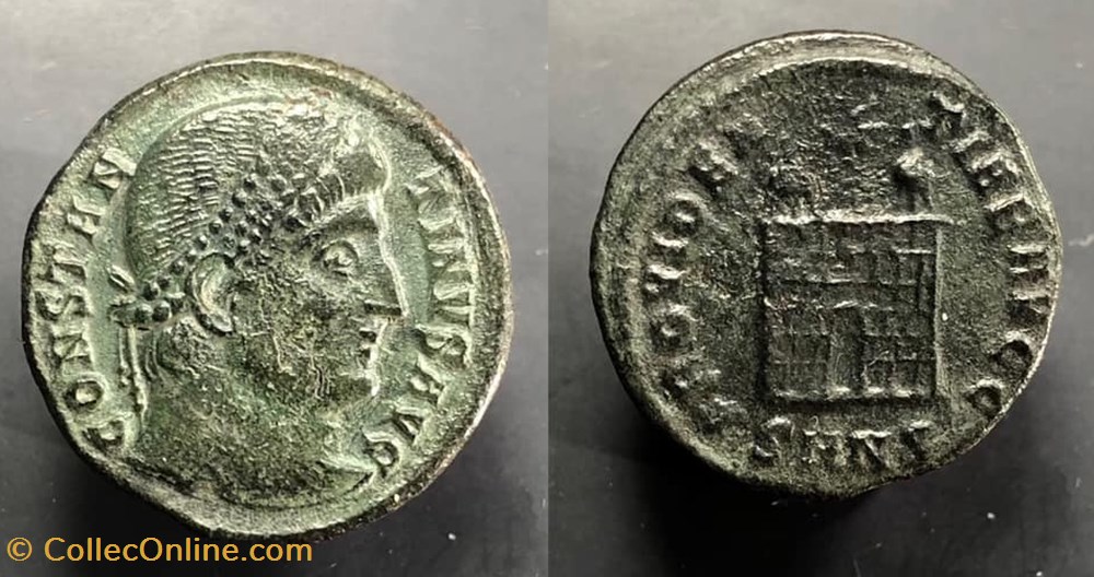coins antique b to roman republicain imperial constantine i