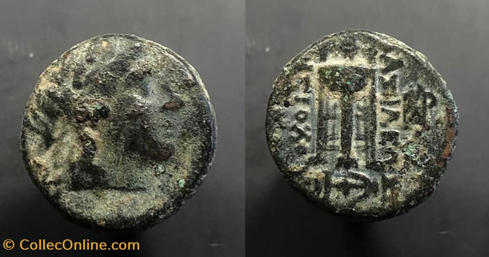 Antiochos II Theos coins antique b to greek antiochos ii theos