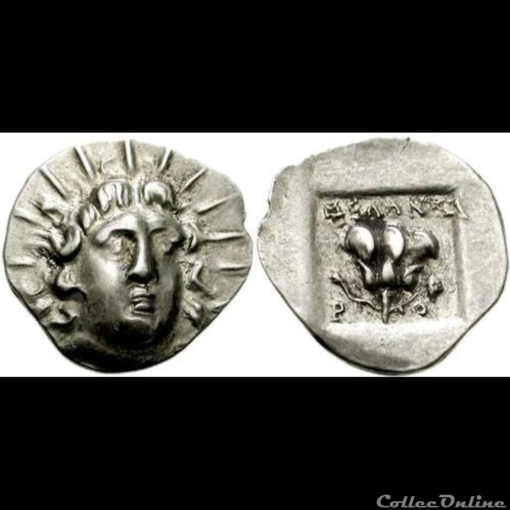Caria, Rhodos coin ancient greek caria rhodos