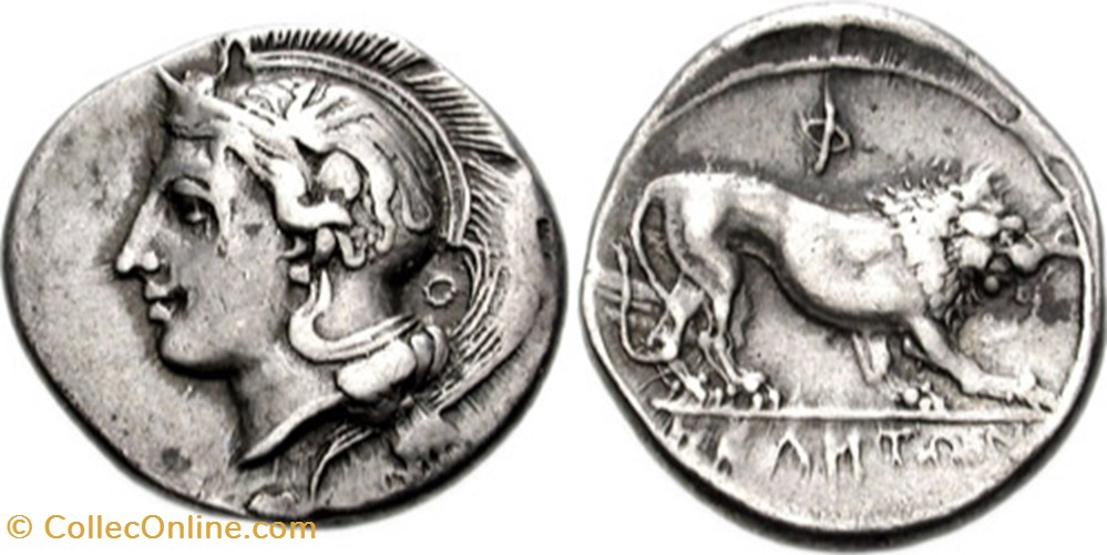 coins antique b to greek lucania velia