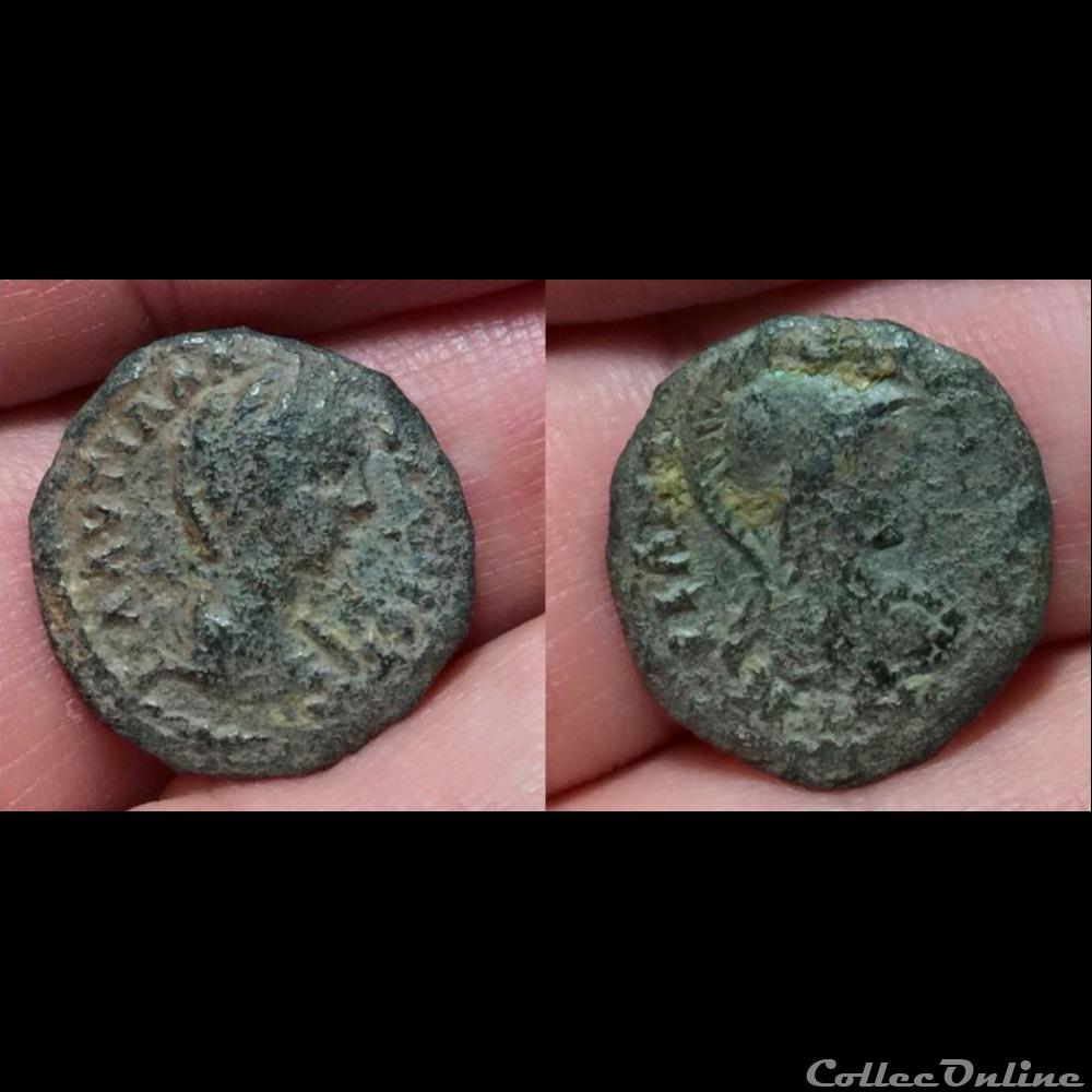 coins antique b c roman provincial mysia miletopolis plautilla