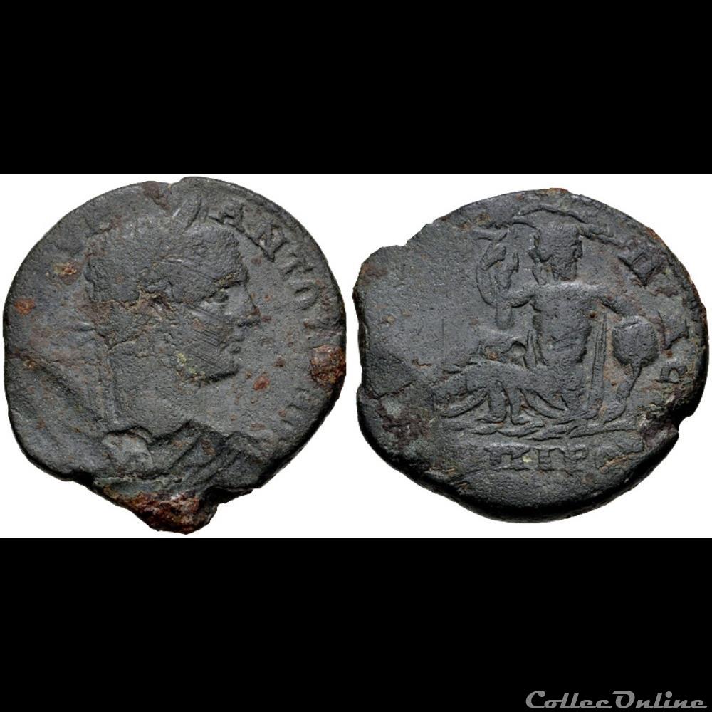 THRACE, Topirus; Caracalla coin ancient roman provincial thrace topirus caracalla