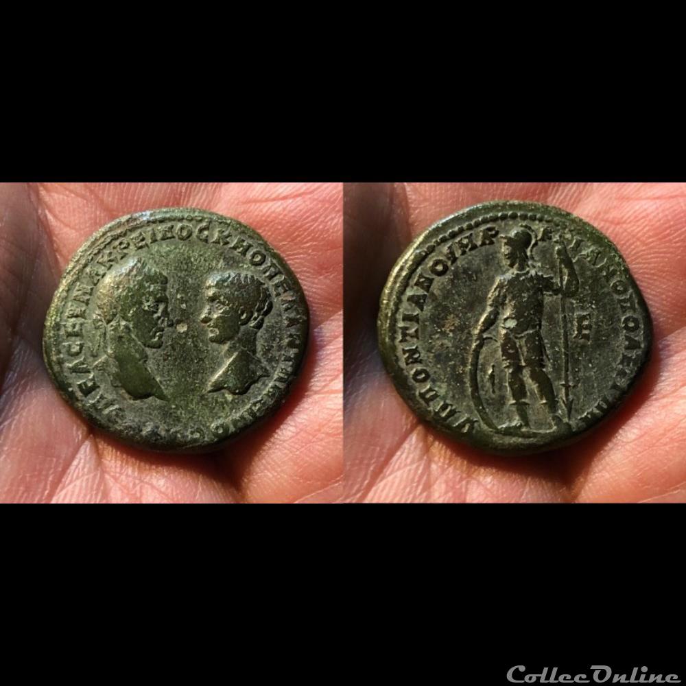 Details about   MACRINUS & SON DIADUMENIAN Ancient Marcianopolis Roman Coin w LIBERALITAS i78981 