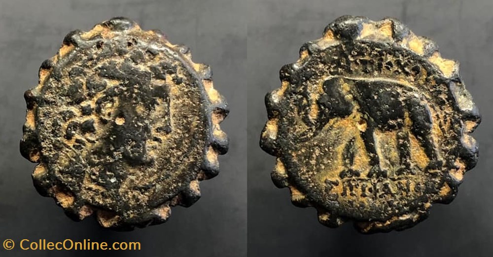 Antiochos VI Dionysos. coins antique b to greek antiochos vi dionysos