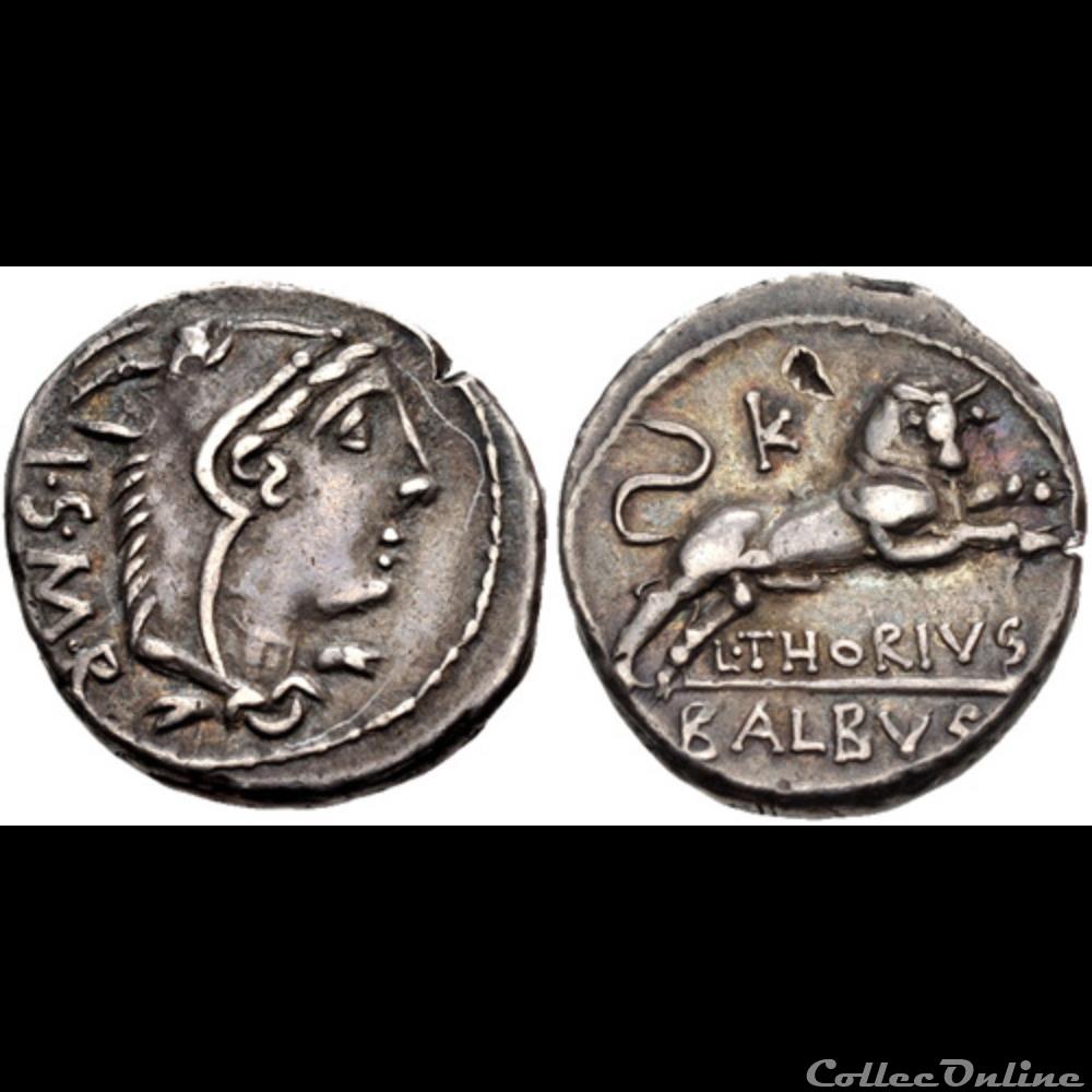 L. Thorius Balbus coin ancient roman l thorius balbus