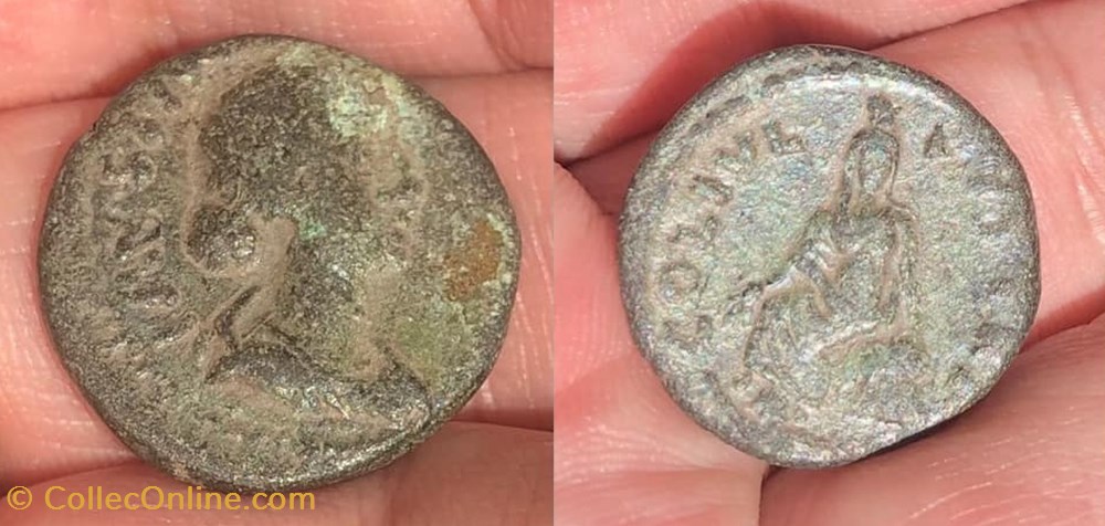 LYCAONIA. Lystra. Faustina Junior coins antique b to roman provincial lycaonia lystra faustina junior