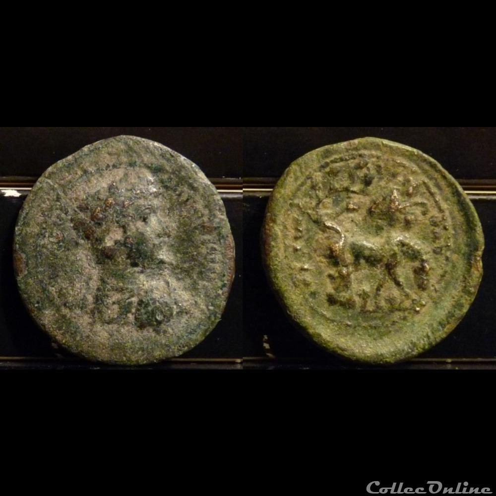 Troas, Alexandria; Commodus coin ancient roman provincial troas alexandria commodus
