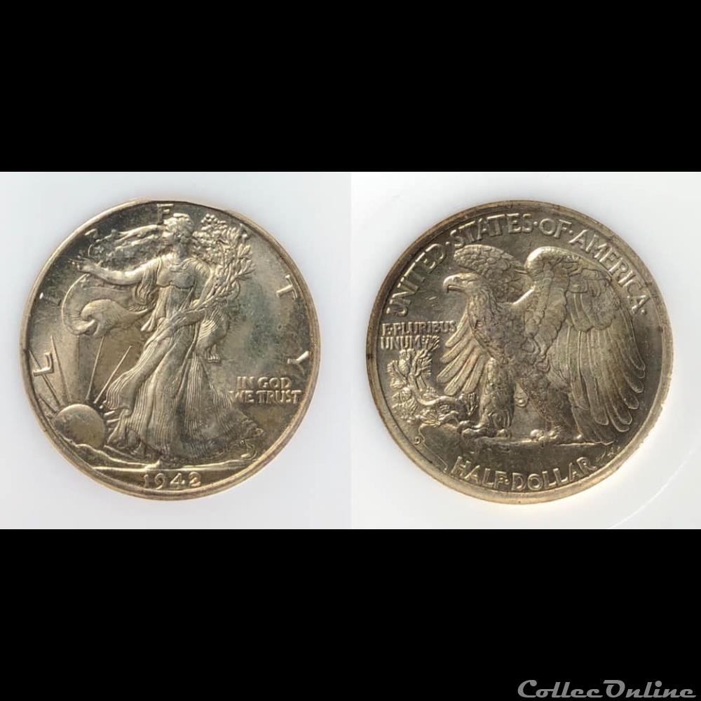 1942D Walking Liberty coin world united state 1942d walking liberty