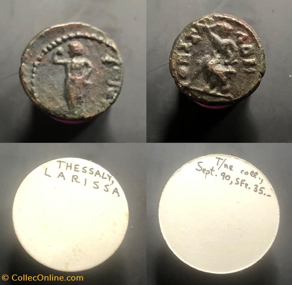 Thessaly, Larissa coins antique b c to roman provincial thessaly larissa