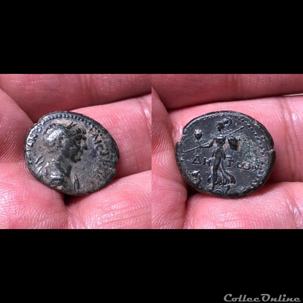 coins antique b c to roman provincial pamphylia side trajan