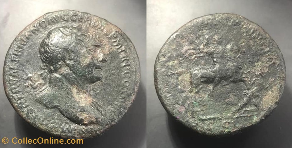 Trajan coins antique b c to roman republican imperial trajan