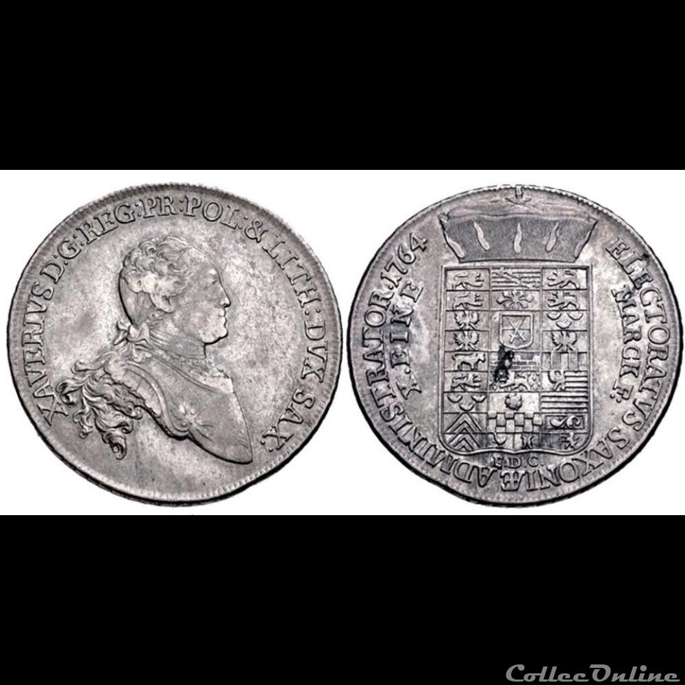 GERMANY, Sachsen-Albertinische Linie (Kurfürstentum). Franz Xaver von Sachsen. coin world germany sachsen albertinische linie kurfurstentum franz xaver von sachsen