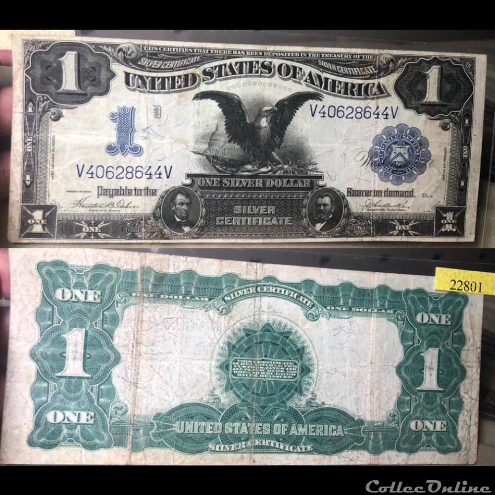 US $1 Silver Certificate coin world united state us 1 silver certificate