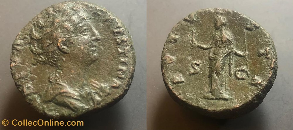 FAUSTINA SR coins antique b c to roman provincial faustina sr