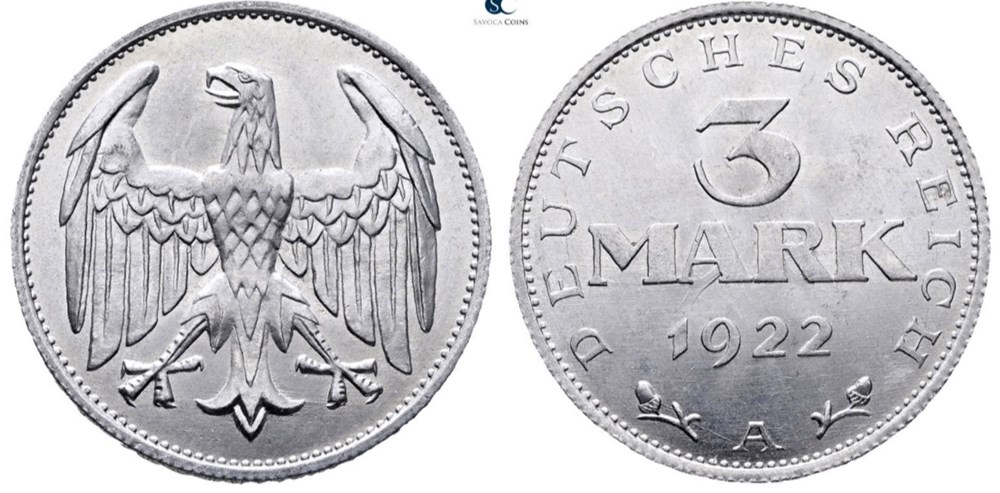 coins world germany 1922