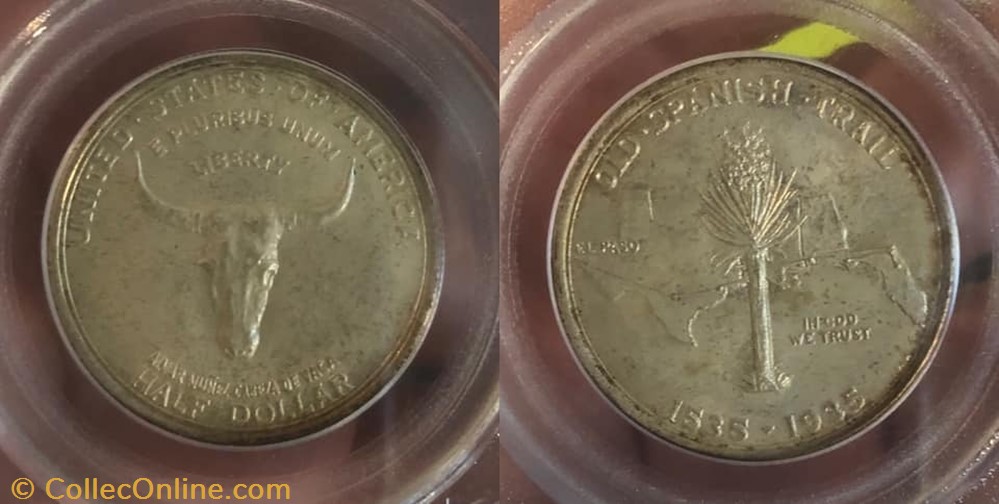 1935 Spanish Trail coin world united state 1935 spanish trail