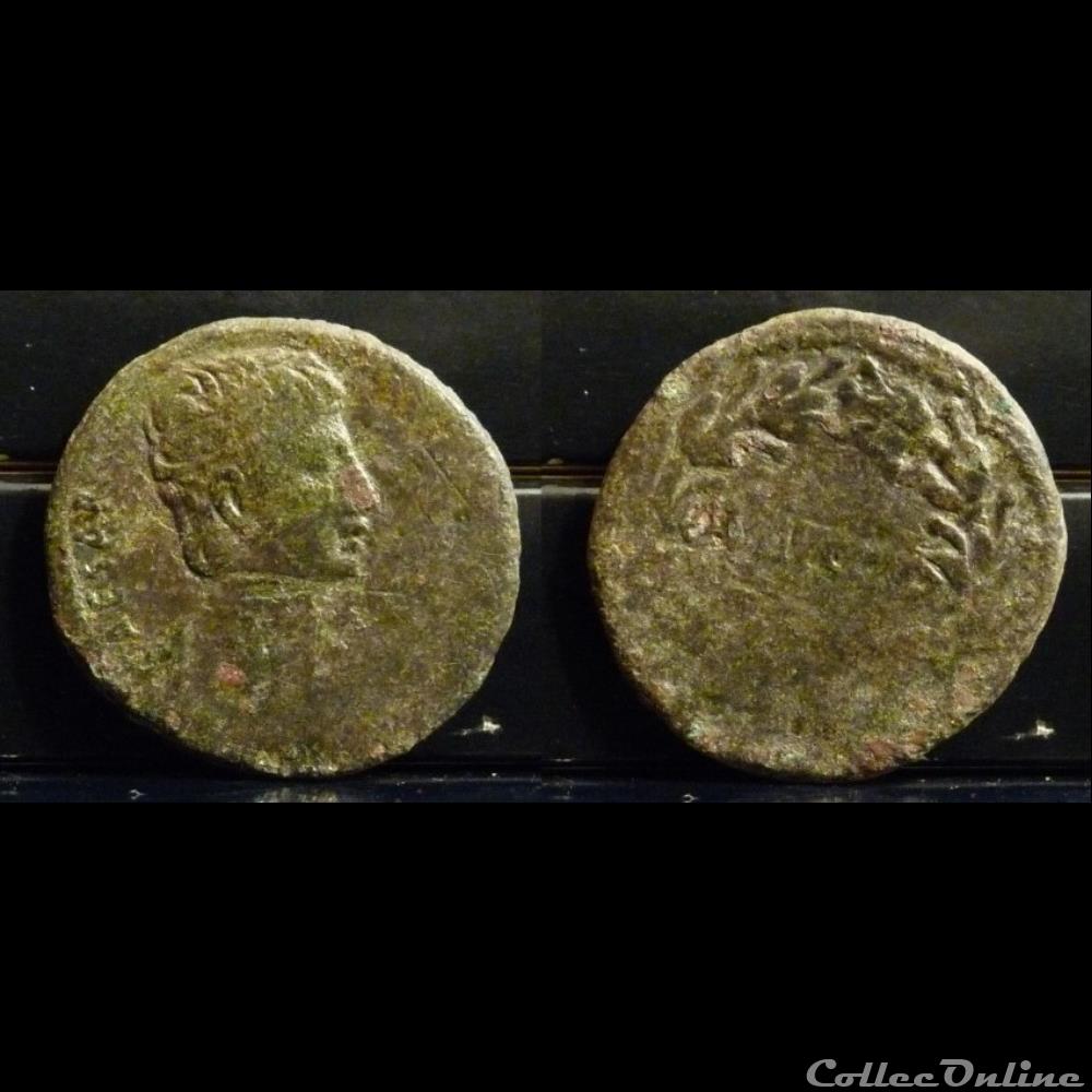 Uncertain Asian Mint; Augustus coin ancient roman provincial uncertain asian mint augustus