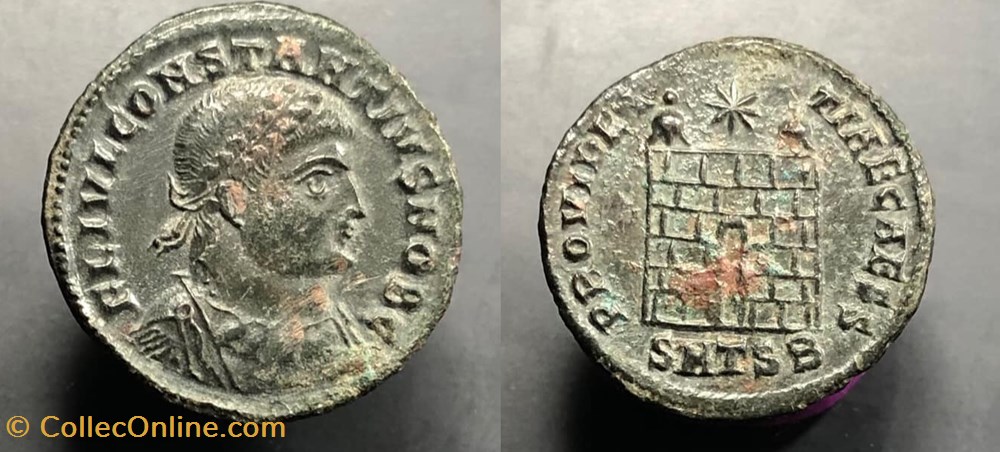 coins antique b to roman republicain imperial constantius ii