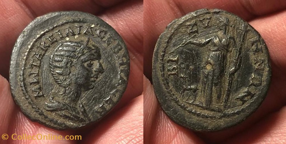 coins antique to roman provincial thrace bizya otacilia severa