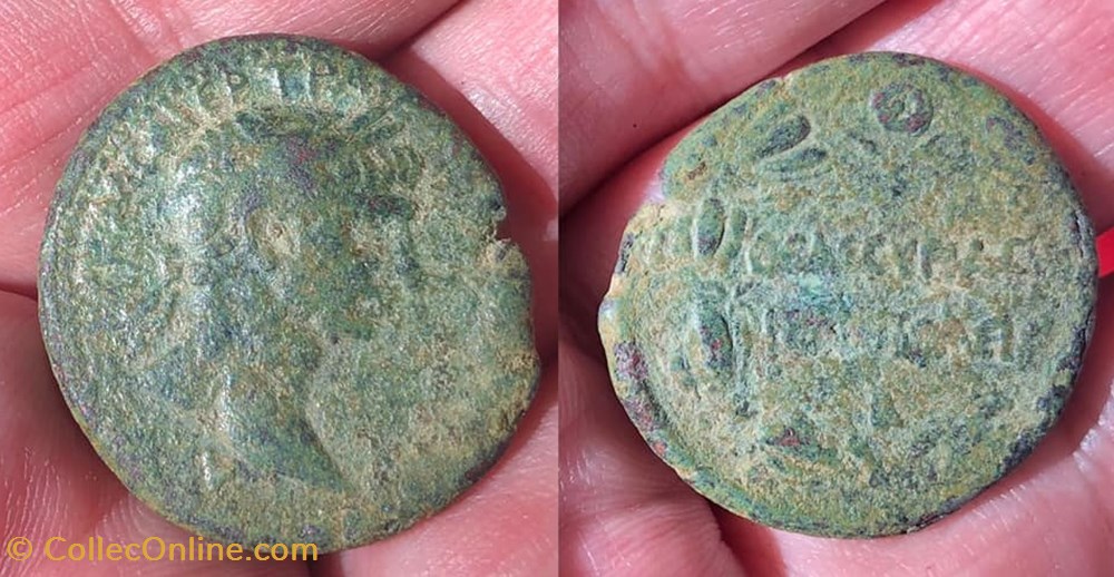 coins antique b to roman provincial syria cyrrhestica hierapolis trajan