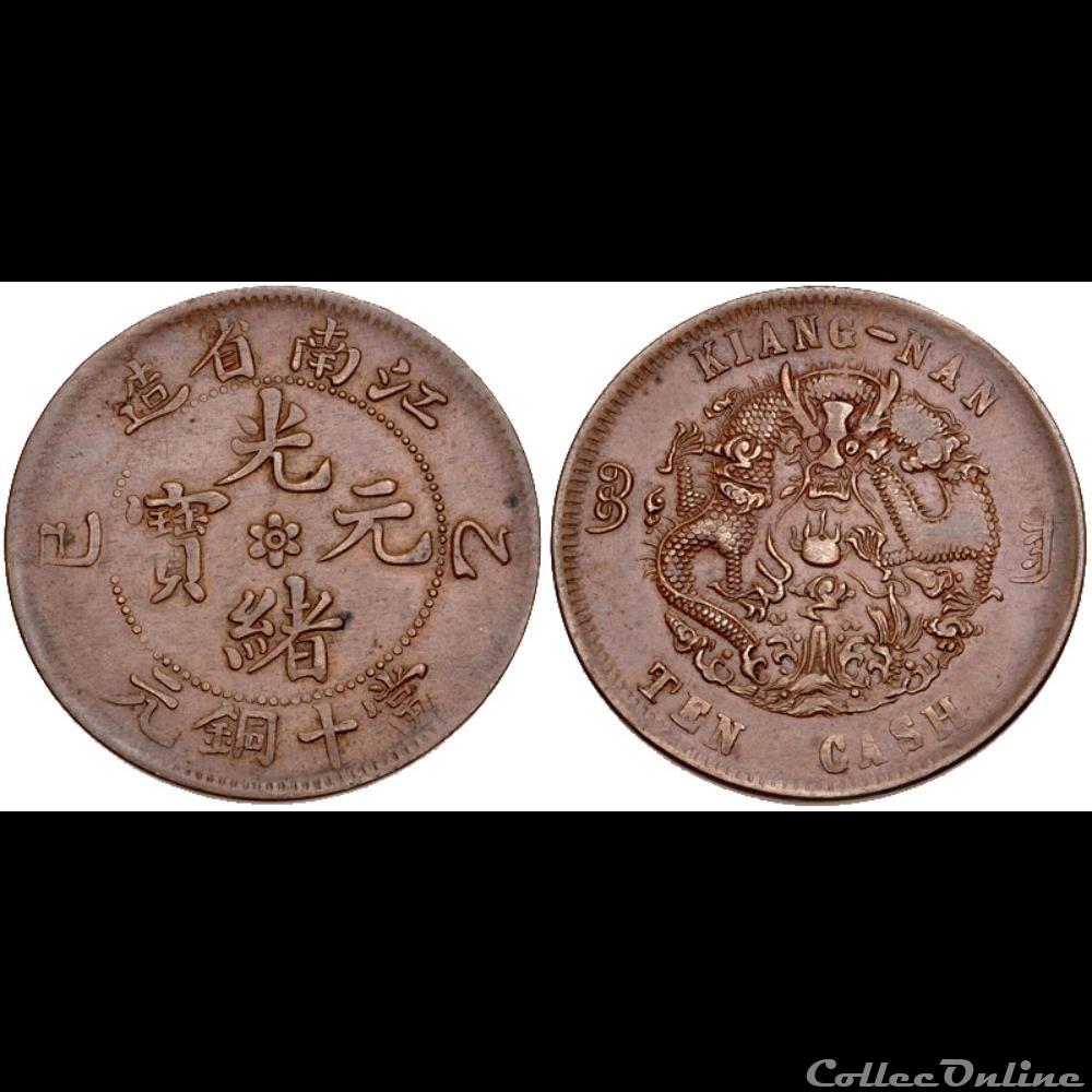 CHINA, Qīng dynasty. Dézōng (Guāngxù). coin ancient far east china qing dynasty dezong guangxu
