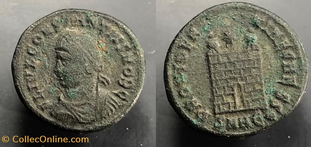 coins antique b to roman republicain imperial constantine ii
