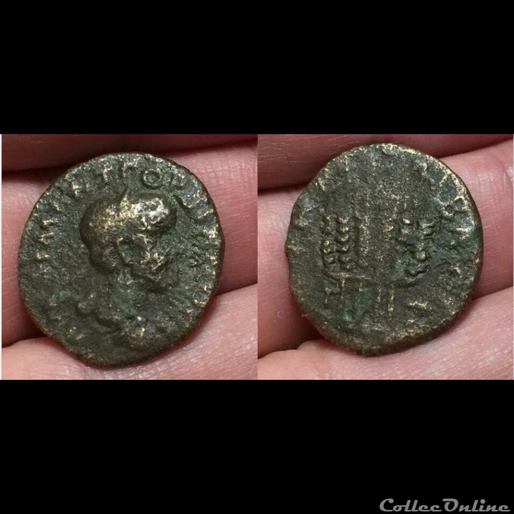 coin ancient roman provincial cappadocia caesarea eusebia gordian iii