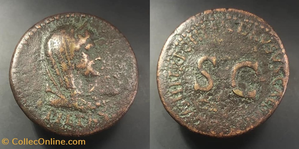 Livia coins antique b c to roman republican imperial livia