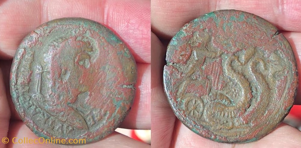 coins antique b c roman provincial egypt alexandria antoninus pius