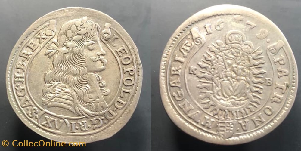 coins world 1679 hungary holy roman empire magyar kiralysag kingdom of hungary lipot i