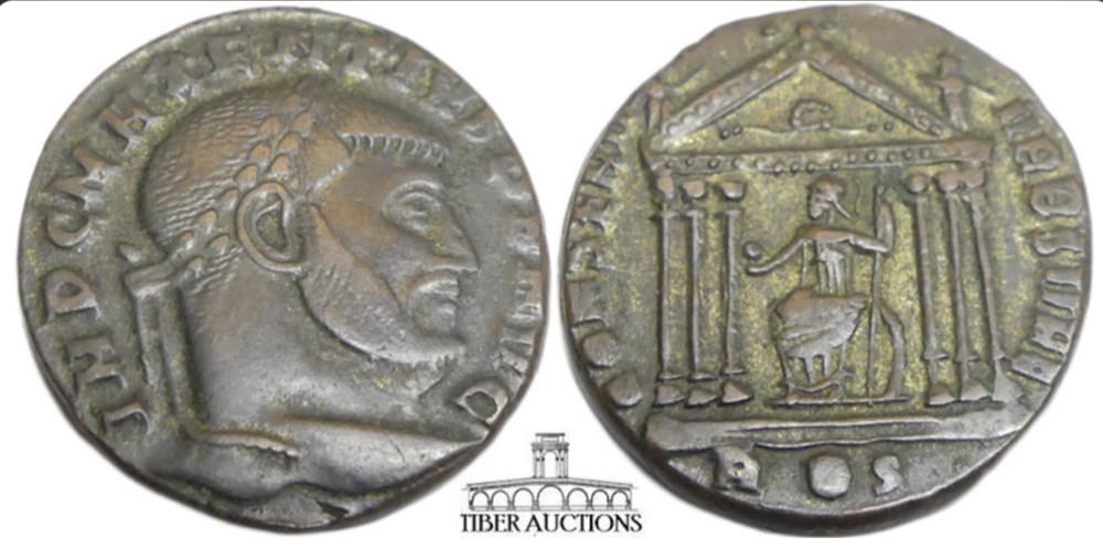 Maxentius coins ancient to romans imperial and republican maxentius