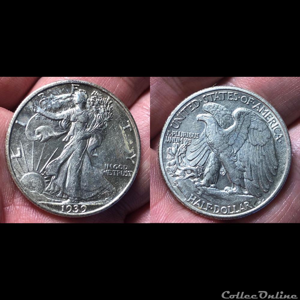 1939D Walking Liberty coins world united states 1939d walking liberty