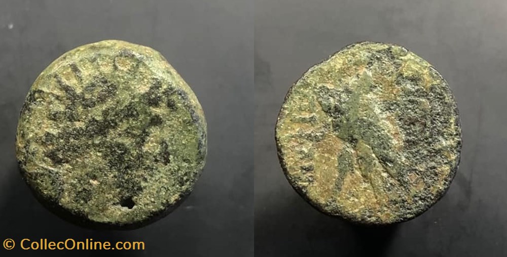 coins antique b to greek antiochos viii epiphanes