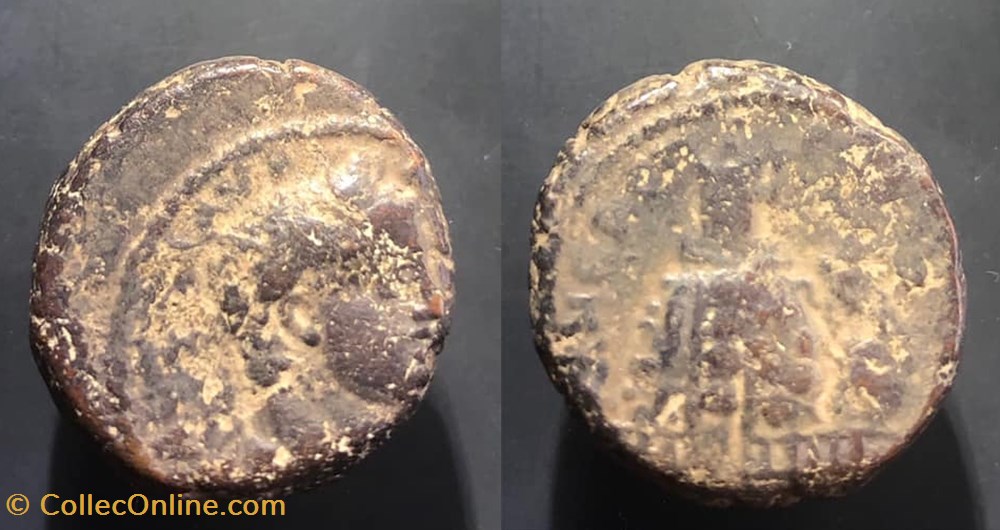JUDAEA, Neapolis. Elagabalus. coins antique c to roman provincial judaea neapolis elagabalus