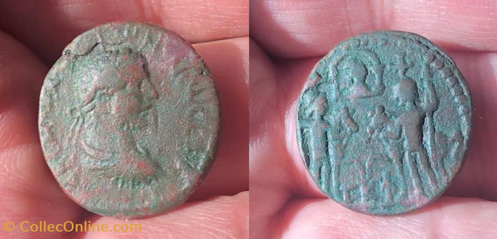 PHOENICIA, Tripolis. Caracalla coins antique b to roman provincial phoenicia tripolis caracalla