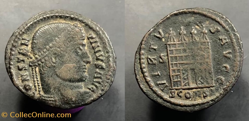 coins antique b to roman republicain imperial constantine i