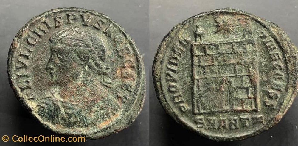 Crispus coins antique b to a roman republicain imperial crispus