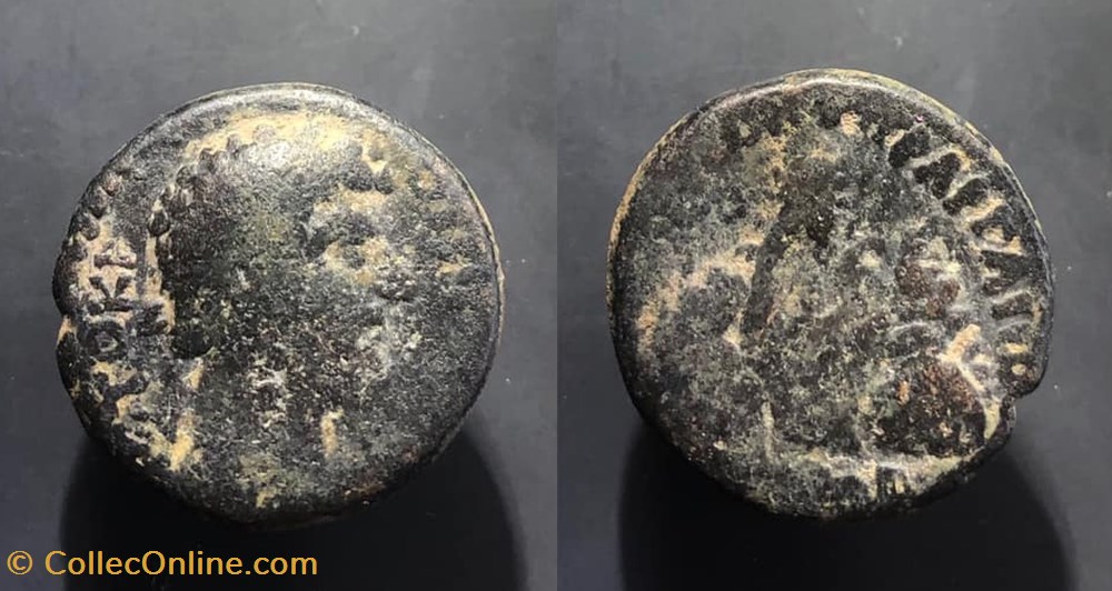coins antique b c roman provincial judaea neapolis antoninus pius
