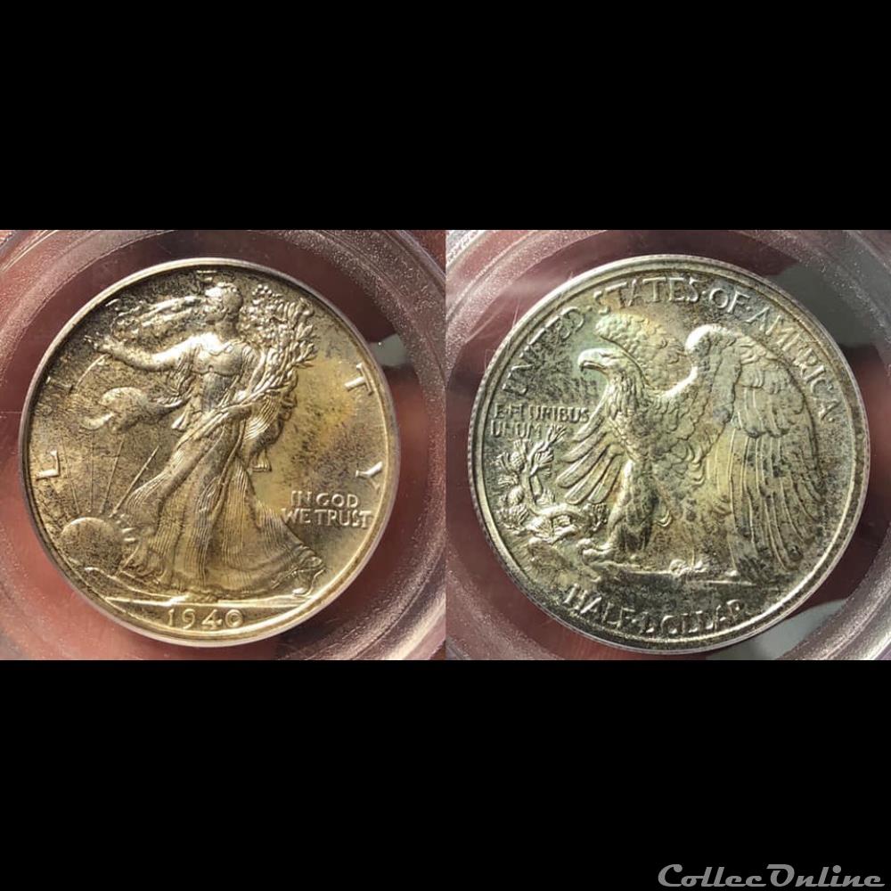 1940P Proof66 Walking Liberty coins world united states 1940p proof66 walking liberty