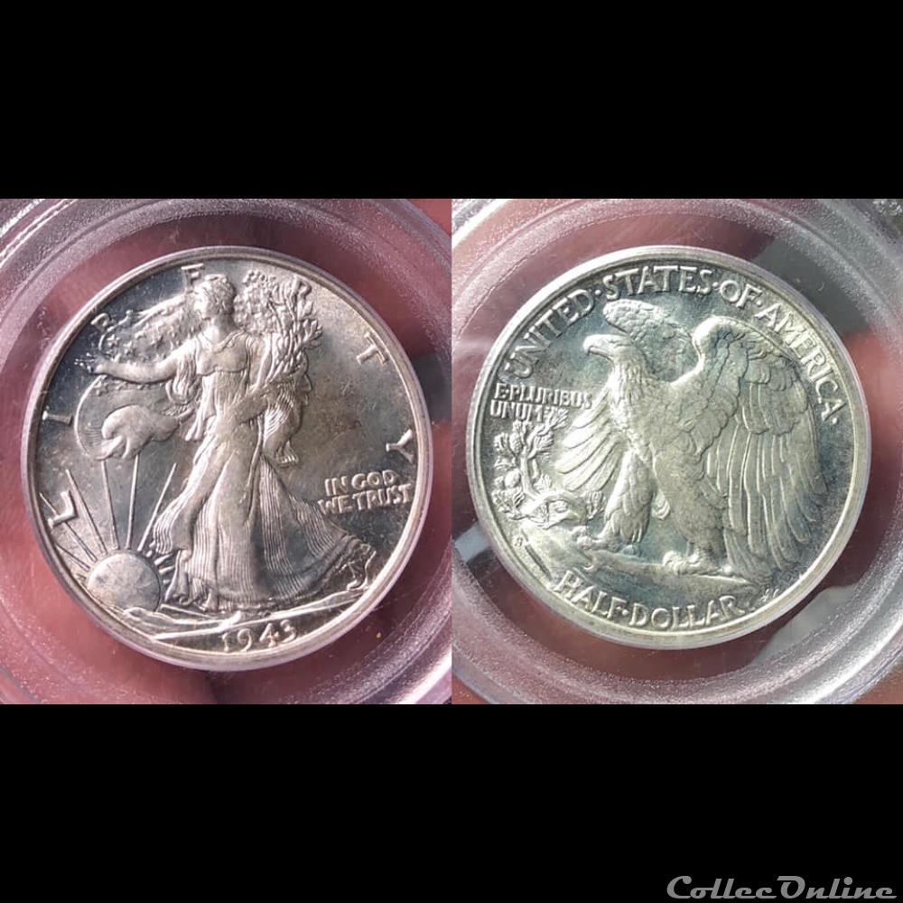 1943S Walking Liberty coin world united state 1943s walking liberty