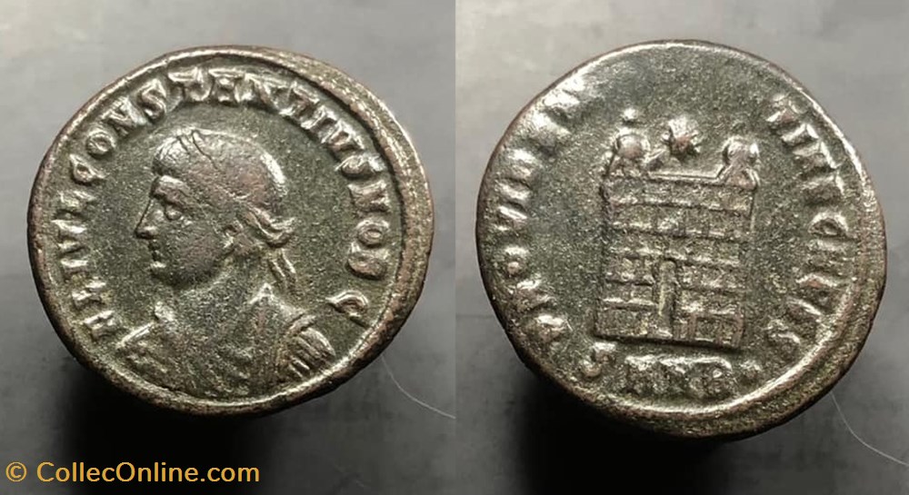 coins antique b to roman republicain imperial constantius ii