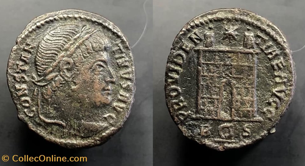 coins antique b to roman republicain imperial constantine i