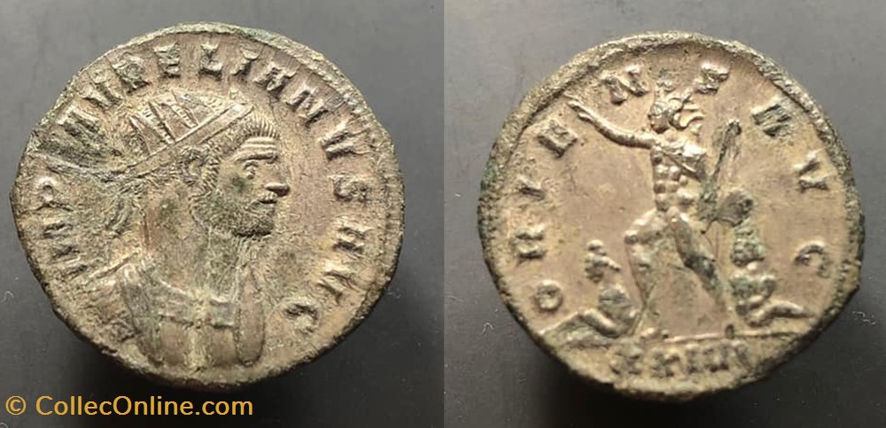 Aurelianus coins antique b c to roman republican imperial aurelianus