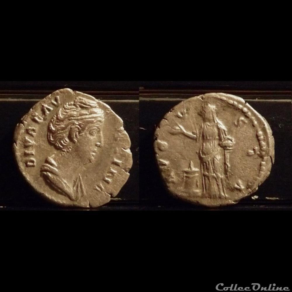 051. Faustina I coin ancient roman 051 faustina i