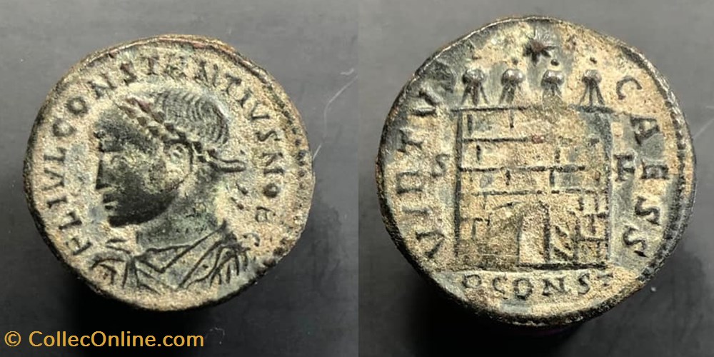 coins antique b to roman republicain imperial constantius ii