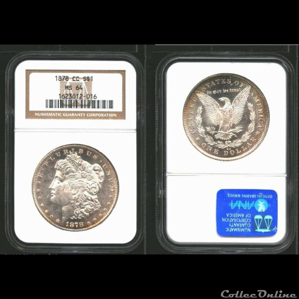 1878CC Morgan Silver Dollar coin world united state 1878cc morgan silver dollar