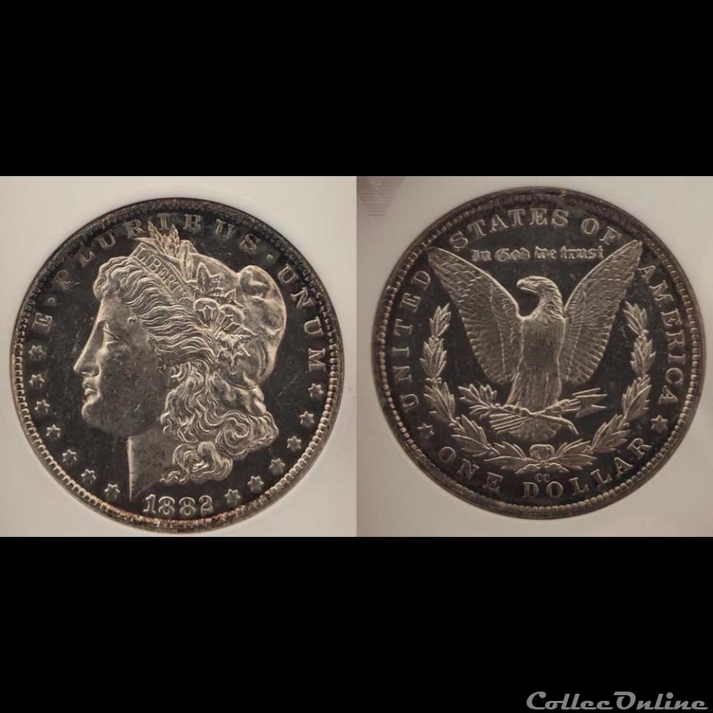 1882CC Morgan Silver Dollar coin world united state 1882cc morgan silver dollar